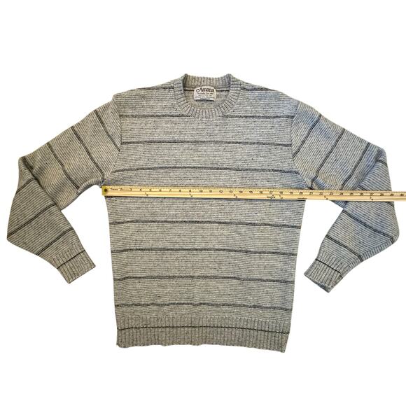 VTG Amana Woolen Mill Gray Wool Sweater Made in USA Men’s M/Women’s L Cabincore - Picture 5 of 6